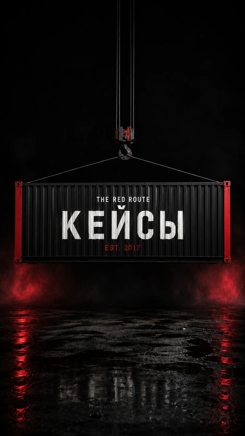 Кейсы – контейнер на крюке крана